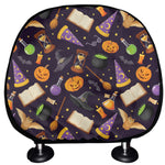 Magic Wizard Pattern Print Car Headrest Covers