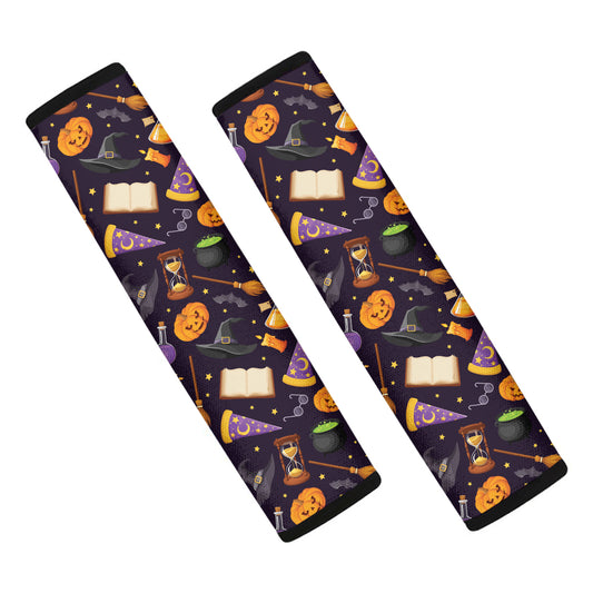 Magic Wizard Pattern Print Car Seat Belt Covers