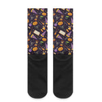 Magic Wizard Pattern Print Crew Socks