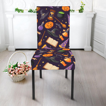 Magic Wizard Pattern Print Dining Chair Slipcover