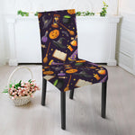 Magic Wizard Pattern Print Dining Chair Slipcover