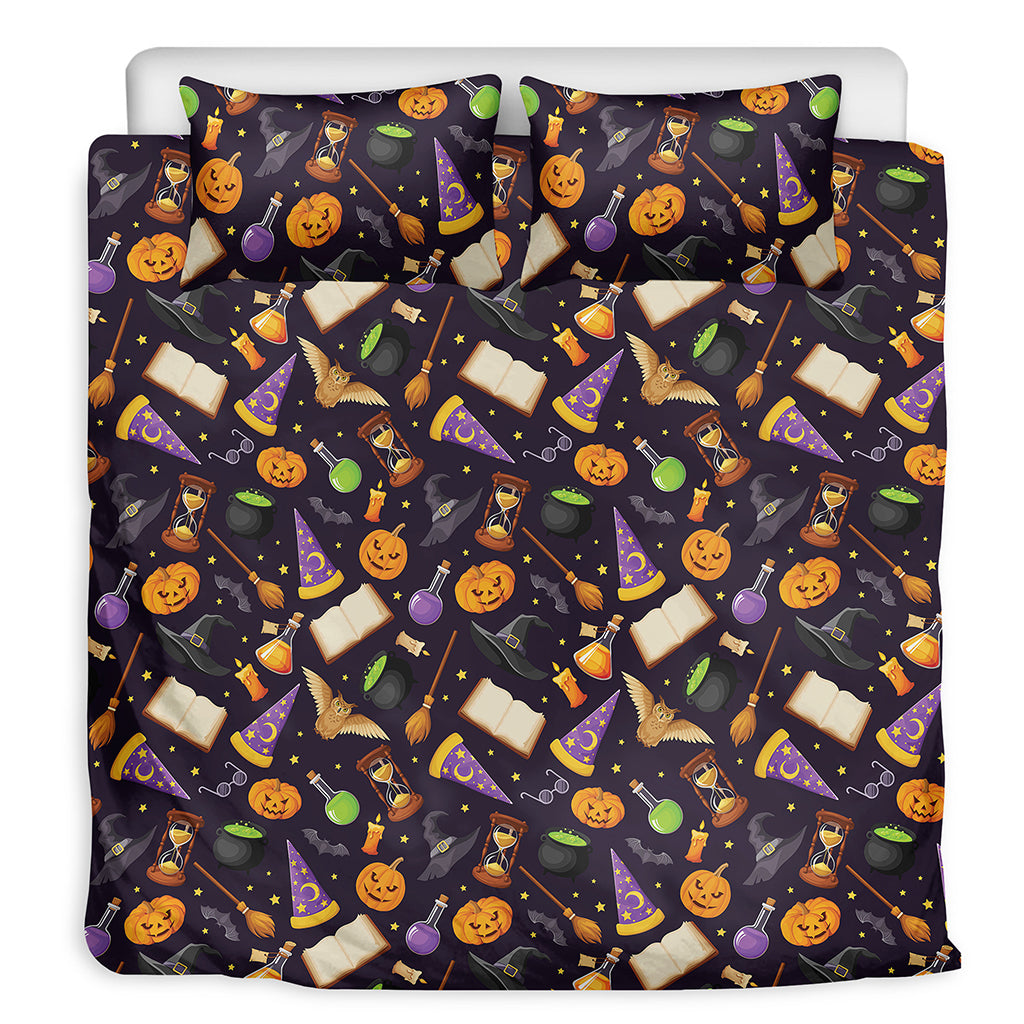 Magic Wizard Pattern Print Duvet Cover Bedding Set