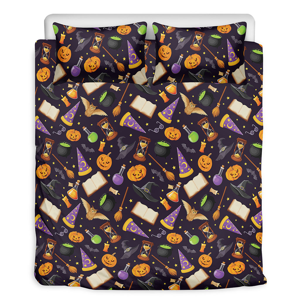 Magic Wizard Pattern Print Duvet Cover Bedding Set
