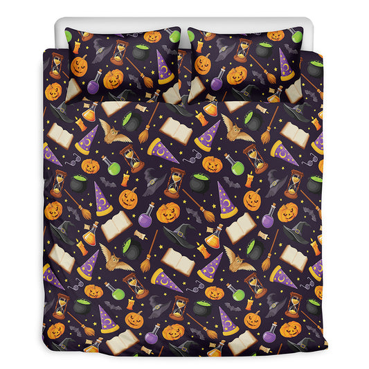 Magic Wizard Pattern Print Duvet Cover Bedding Set