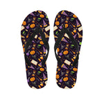 Magic Wizard Pattern Print Flip Flops