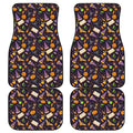 Magic Wizard Pattern Print Front and Back Car Floor Mats