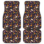 Magic Wizard Pattern Print Front and Back Car Floor Mats