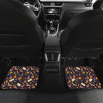 Magic Wizard Pattern Print Front and Back Car Floor Mats