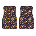 Magic Wizard Pattern Print Front Car Floor Mats