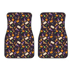 Magic Wizard Pattern Print Front Car Floor Mats