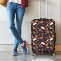 Magic Wizard Pattern Print Luggage Cover