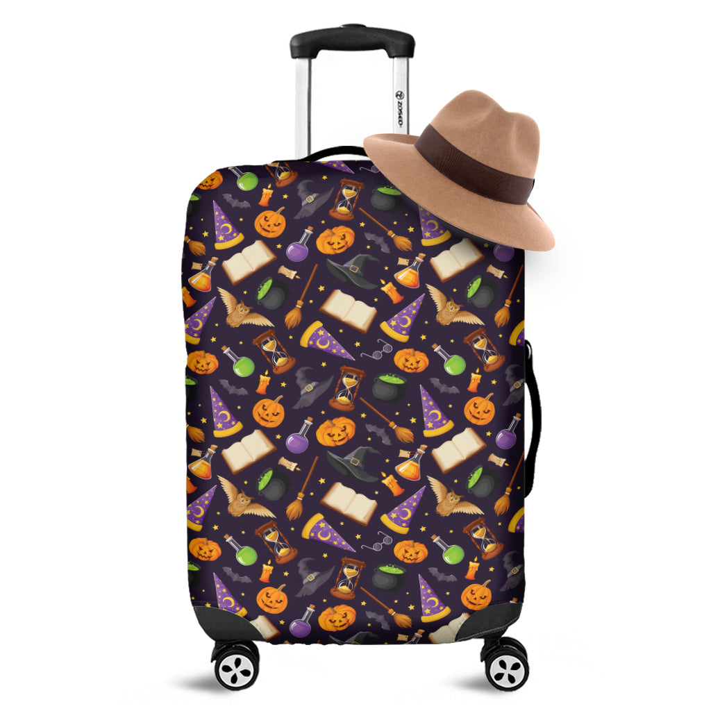 Magic Wizard Pattern Print Luggage Cover