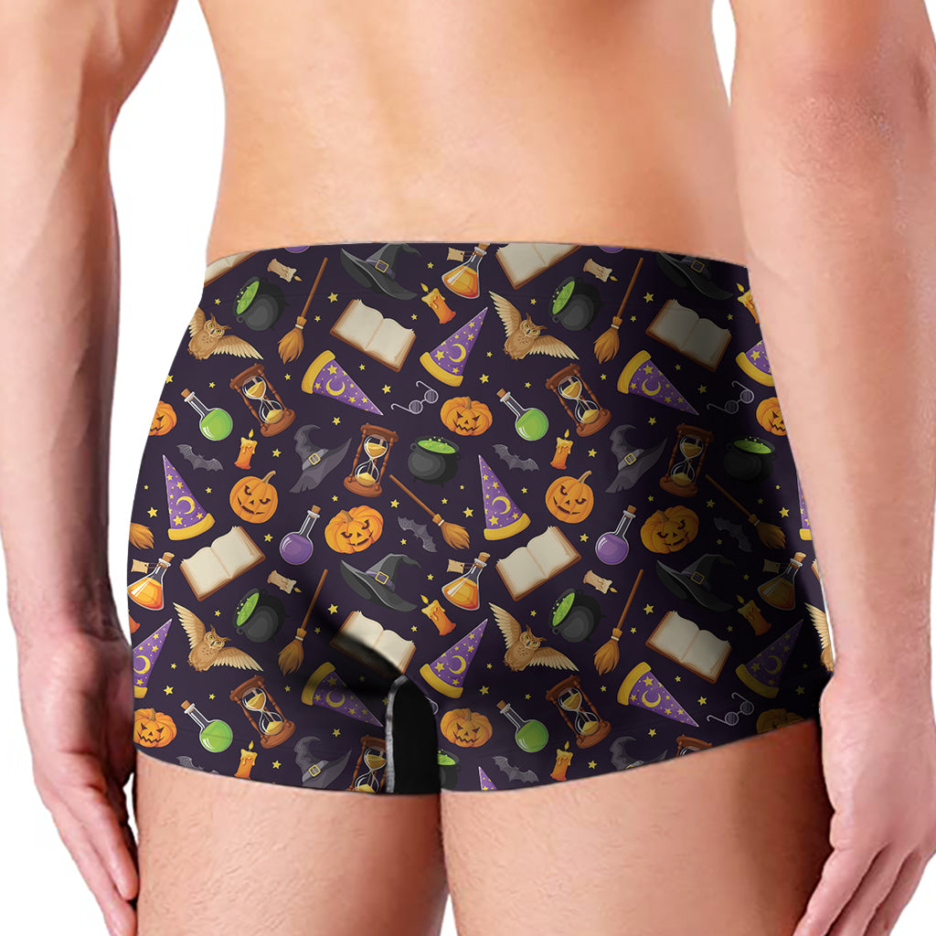 Magic Wizard Pattern Print Men's Boxer Briefs