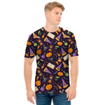 Magic Wizard Pattern Print Men's T-Shirt