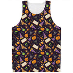 Magic Wizard Pattern Print Men's Tank Top