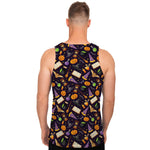 Magic Wizard Pattern Print Men's Tank Top