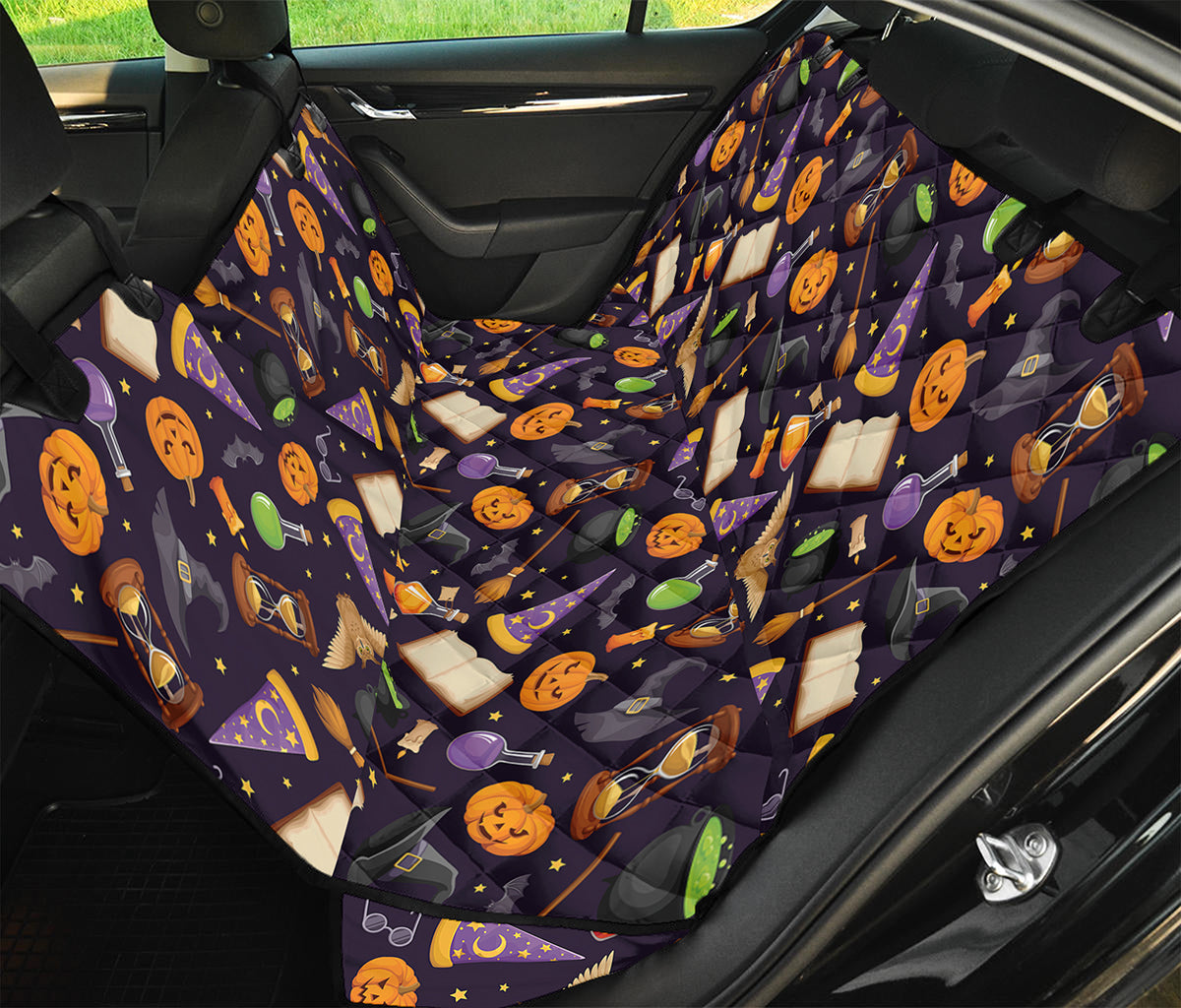Magic Wizard Pattern Print Pet Car Back Seat Cover