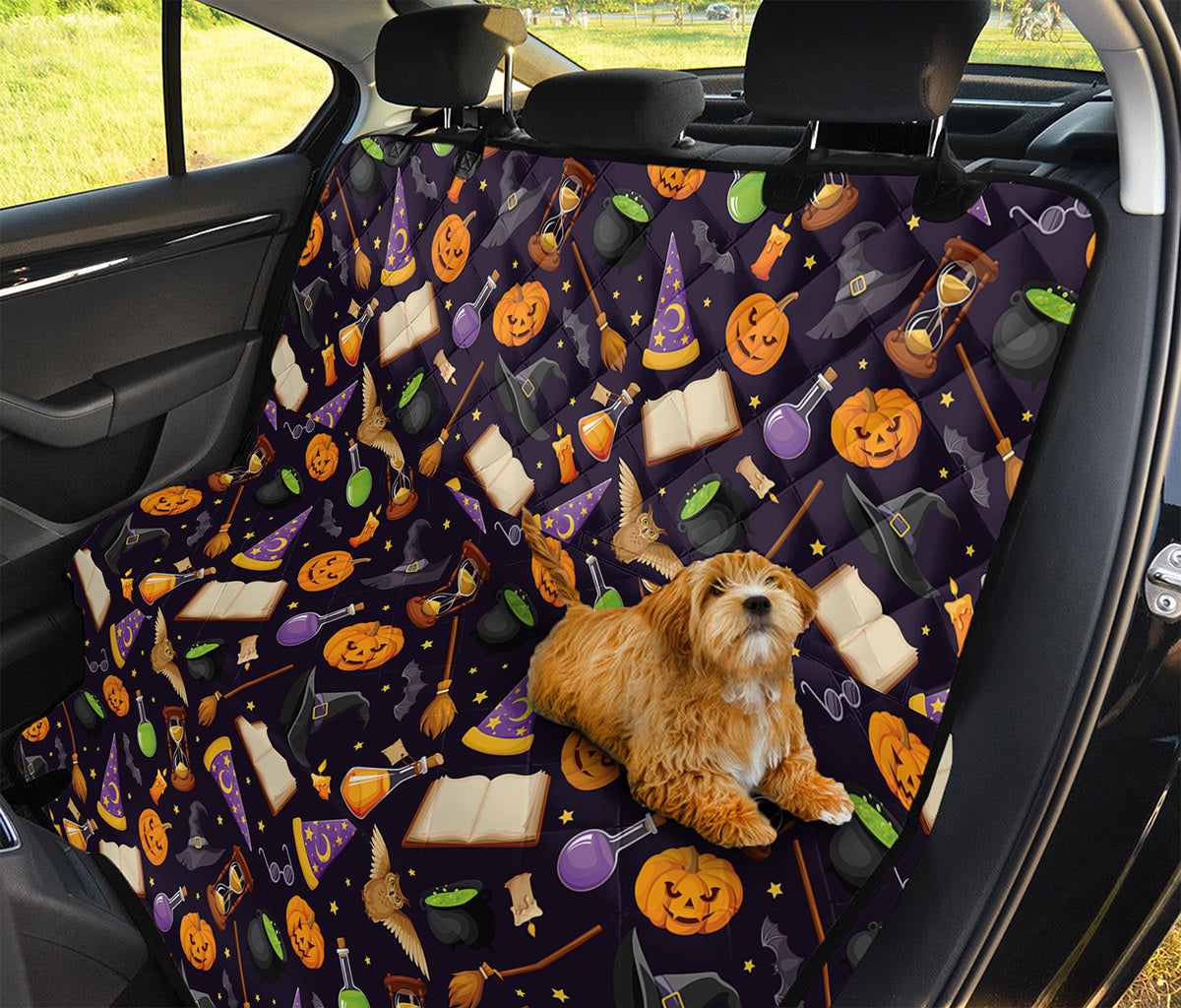 Magic Wizard Pattern Print Pet Car Back Seat Cover