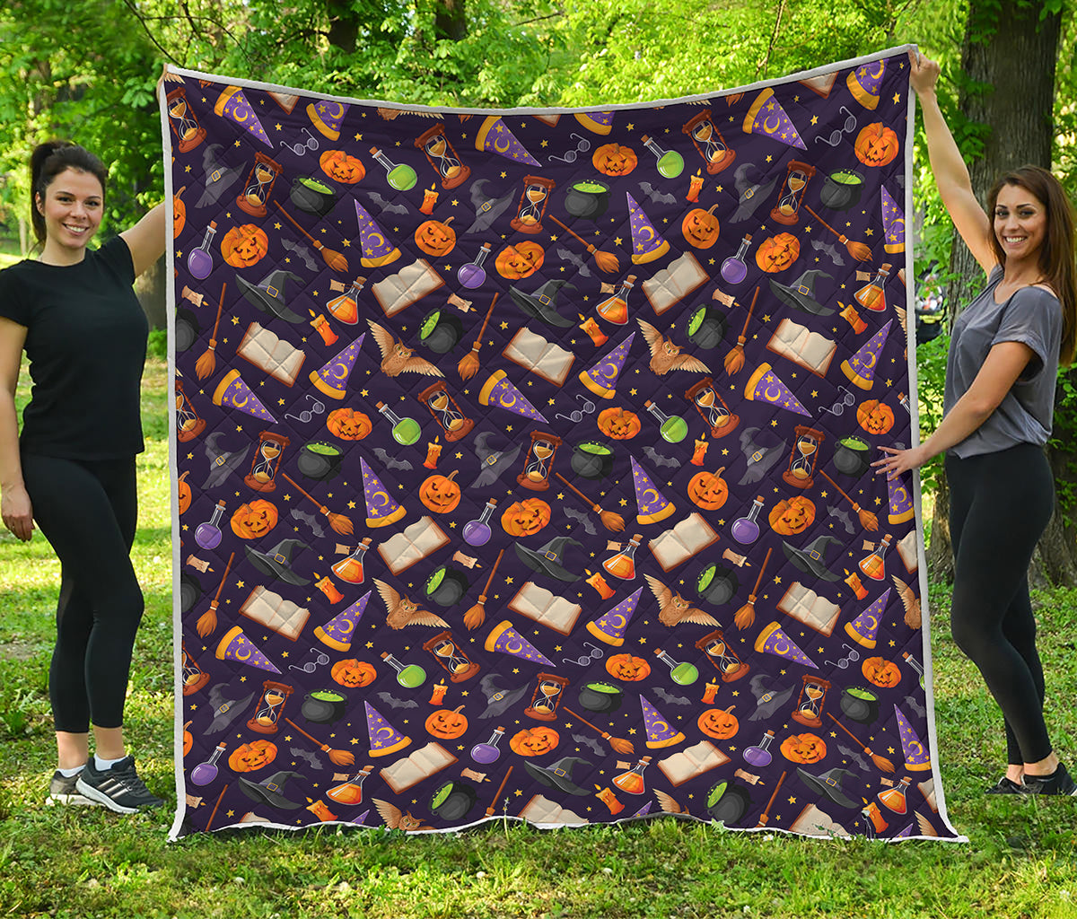 Magic Wizard Pattern Print Quilt