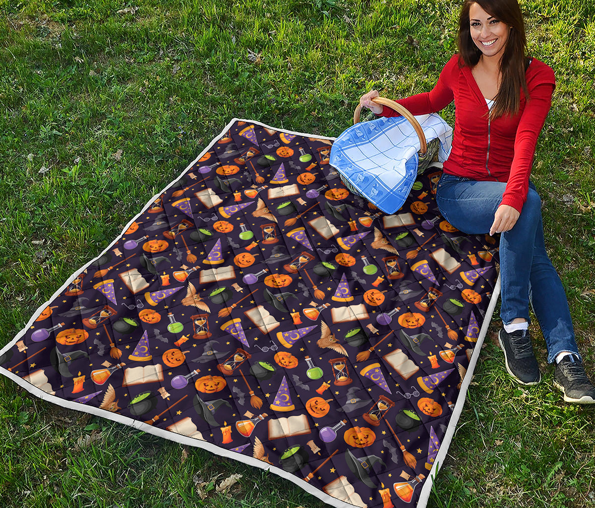 Magic Wizard Pattern Print Quilt