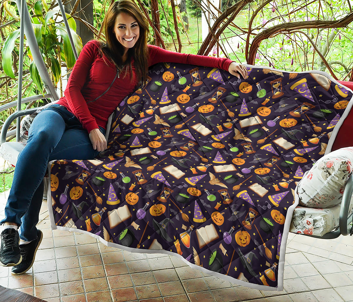 Magic Wizard Pattern Print Quilt