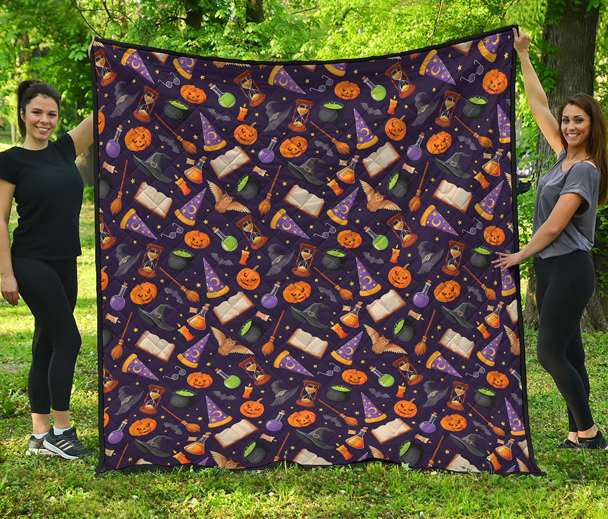 Magic Wizard Pattern Print Quilt