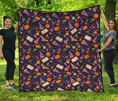 Magic Wizard Pattern Print Quilt