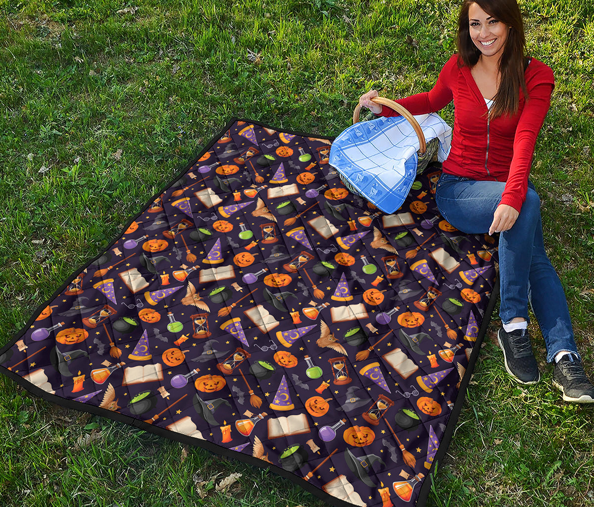 Magic Wizard Pattern Print Quilt
