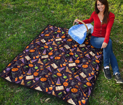Magic Wizard Pattern Print Quilt