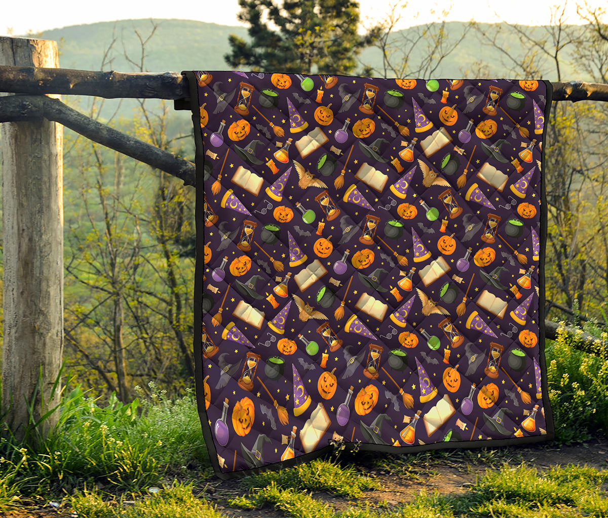 Magic Wizard Pattern Print Quilt