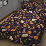 Magic Wizard Pattern Print Quilt Bed Set