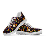 Magic Wizard Pattern Print White Sneakers