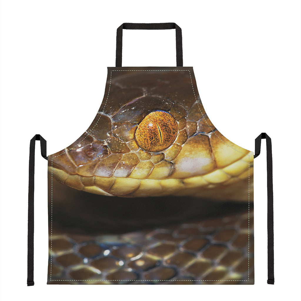 Malagasy Cat Eyed Snake Print Apron