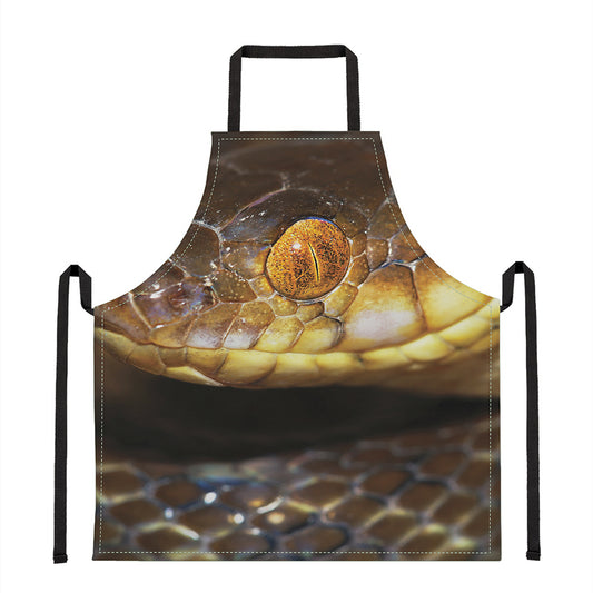 Malagasy Cat Eyed Snake Print Apron