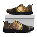 Malagasy Cat Eyed Snake Print Black Running Shoes