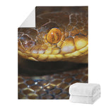Malagasy Cat Eyed Snake Print Blanket