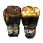 Malagasy Cat Eyed Snake Print Boxing Gloves