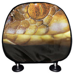 Malagasy Cat Eyed Snake Print Car Headrest Covers