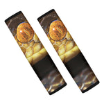 Malagasy Cat Eyed Snake Print Car Seat Belt Covers