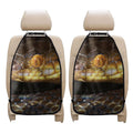 Malagasy Cat Eyed Snake Print Car Seat Organizers