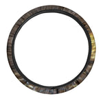 Malagasy Cat Eyed Snake Print Car Steering Wheel Cover