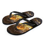 Malagasy Cat Eyed Snake Print Flip Flops