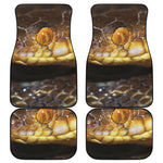 Malagasy Cat Eyed Snake Print Front and Back Car Floor Mats