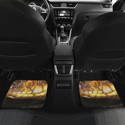 Malagasy Cat Eyed Snake Print Front and Back Car Floor Mats