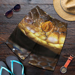 Malagasy Cat Eyed Snake Print Men's Shorts