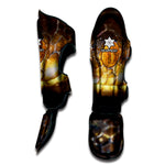 Malagasy Cat Eyed Snake Print Muay Thai Shin Guard