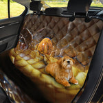 Malagasy Cat Eyed Snake Print Pet Car Back Seat Cover
