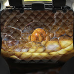 Malagasy Cat Eyed Snake Print Pet Car Back Seat Cover