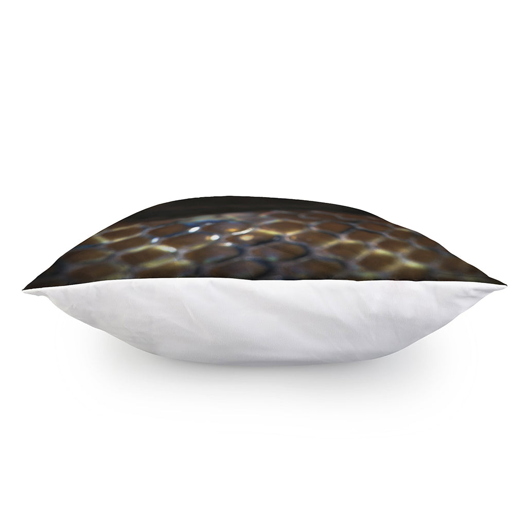Malagasy Cat Eyed Snake Print Pillow Cover