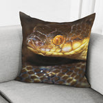 Malagasy Cat Eyed Snake Print Pillow Cover